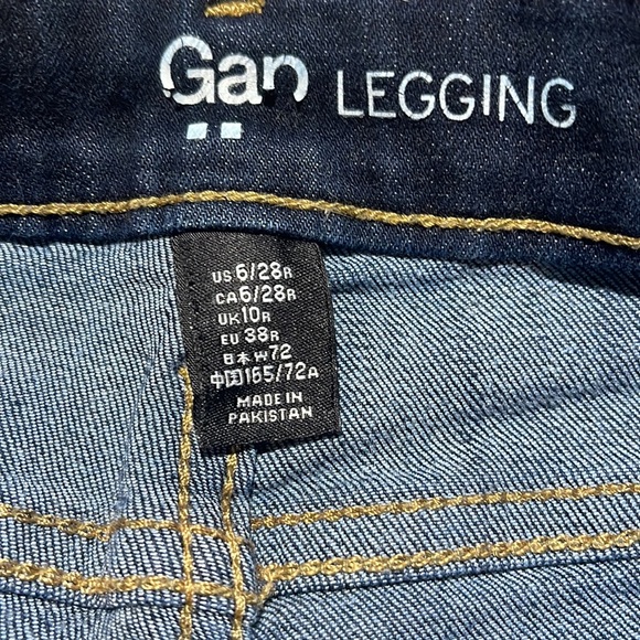 GAP legging Jean Skinny 6/28 - Picture 6 of 6